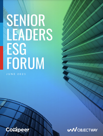 Objectway and Compeer Analyst Research Cover Senior Leaders ESG Forum