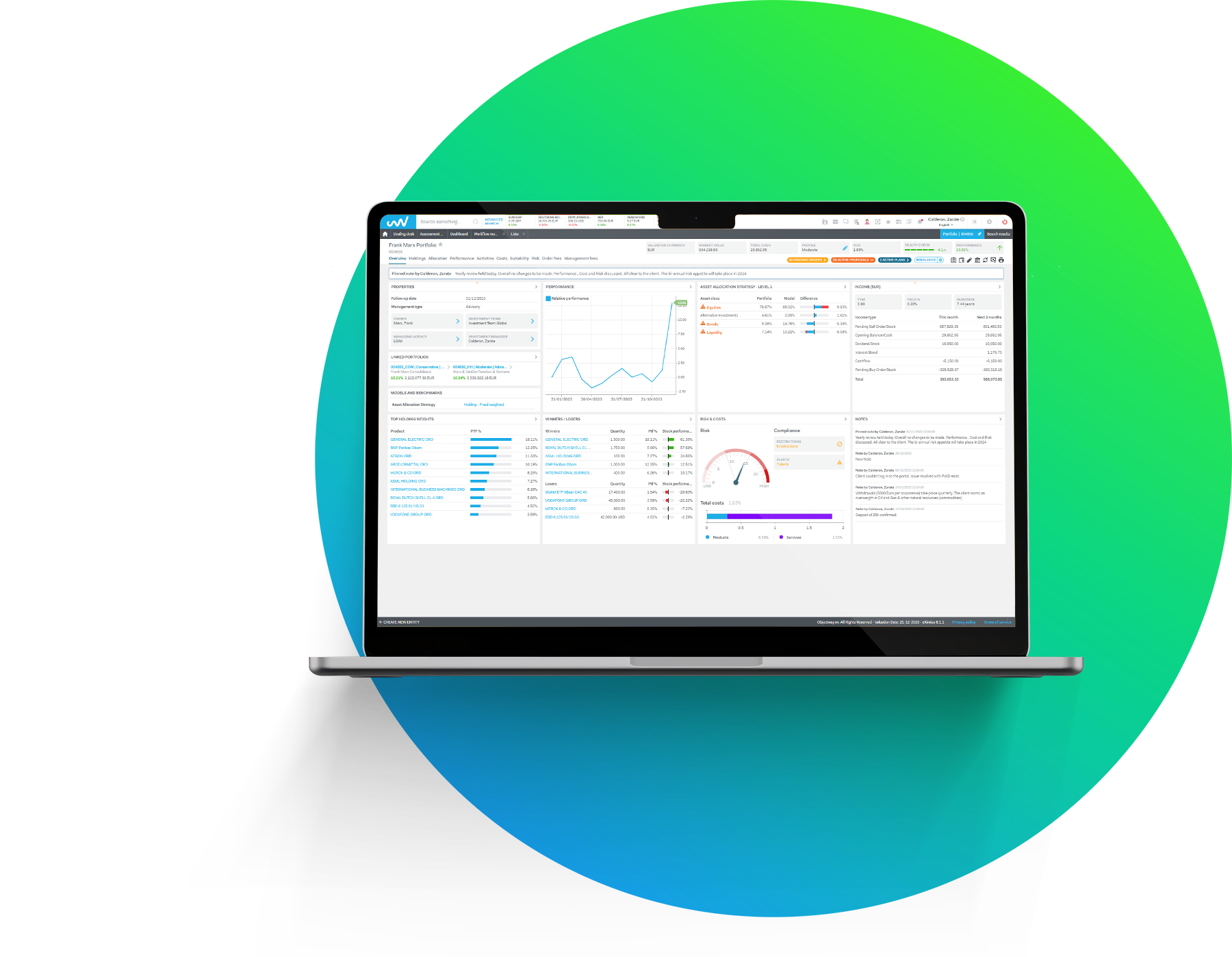 Digital Wealth Solution Portfolio Management