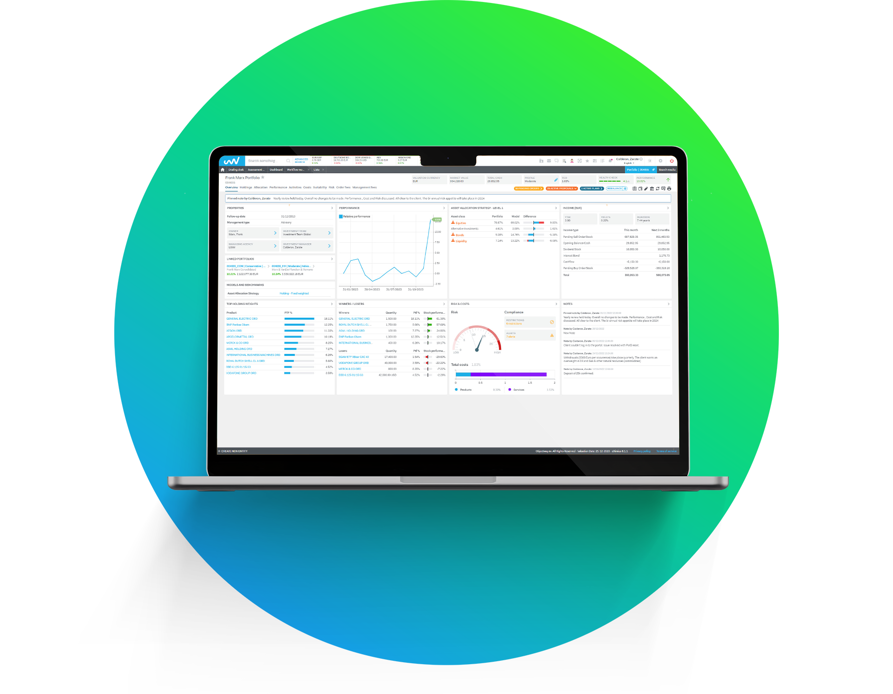 Digital Wealth Solution Portfolio Management