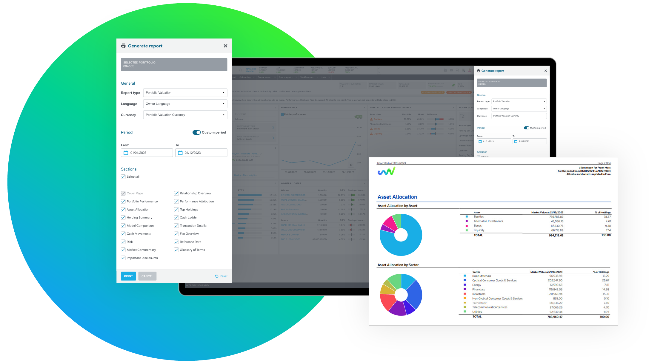 Digital Wealth Solution Portfolio Management