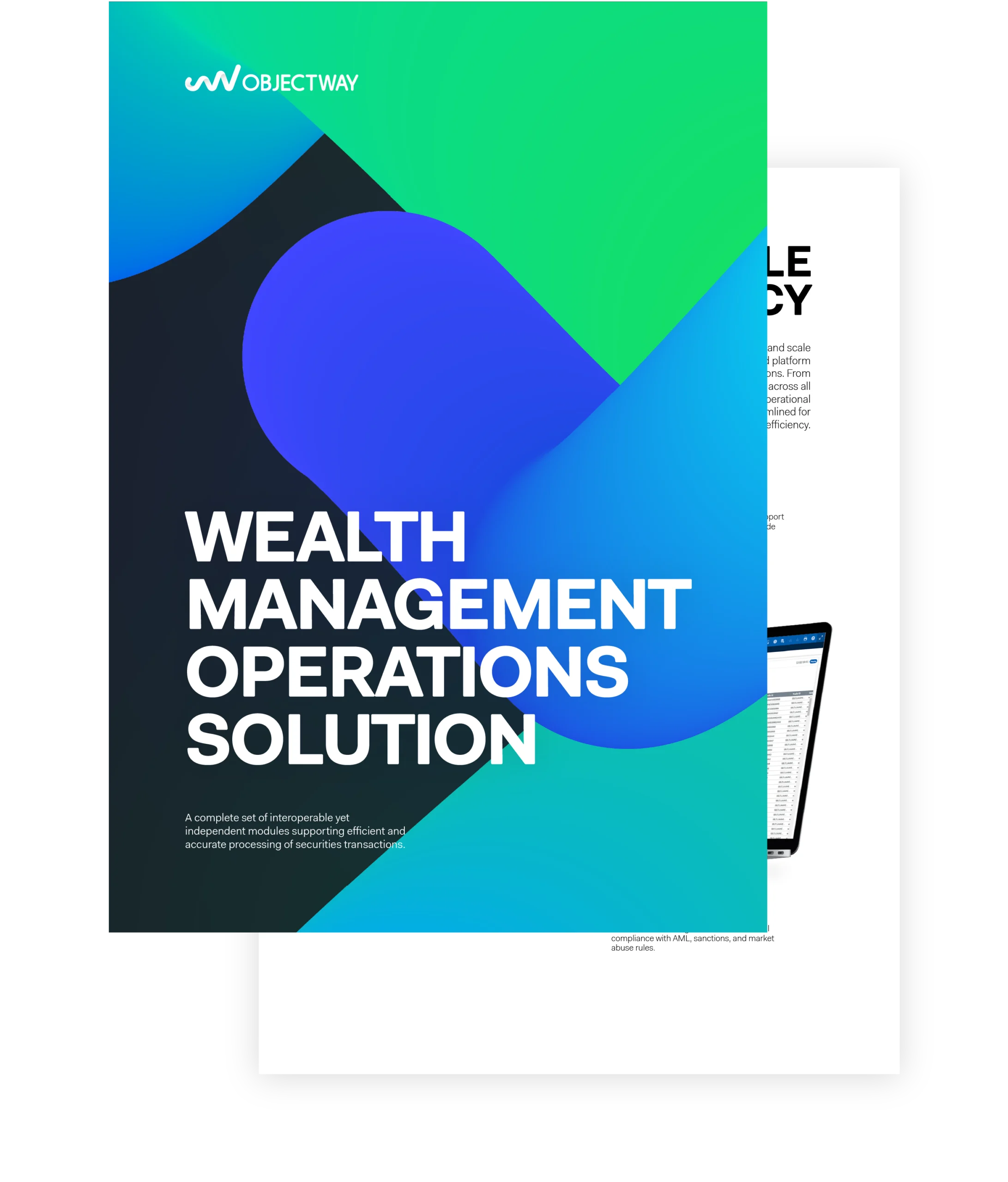 Brochure Wealth Management Operations Solution
