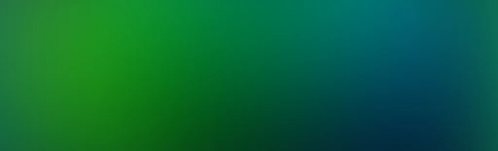 Abstract gradient background transitioning from lime green on the left to teal-blue on the right.