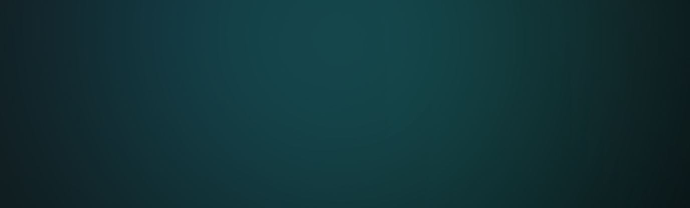 Teal gradient background with a subtle vignette and darker edges for a calm, abstract backdrop.